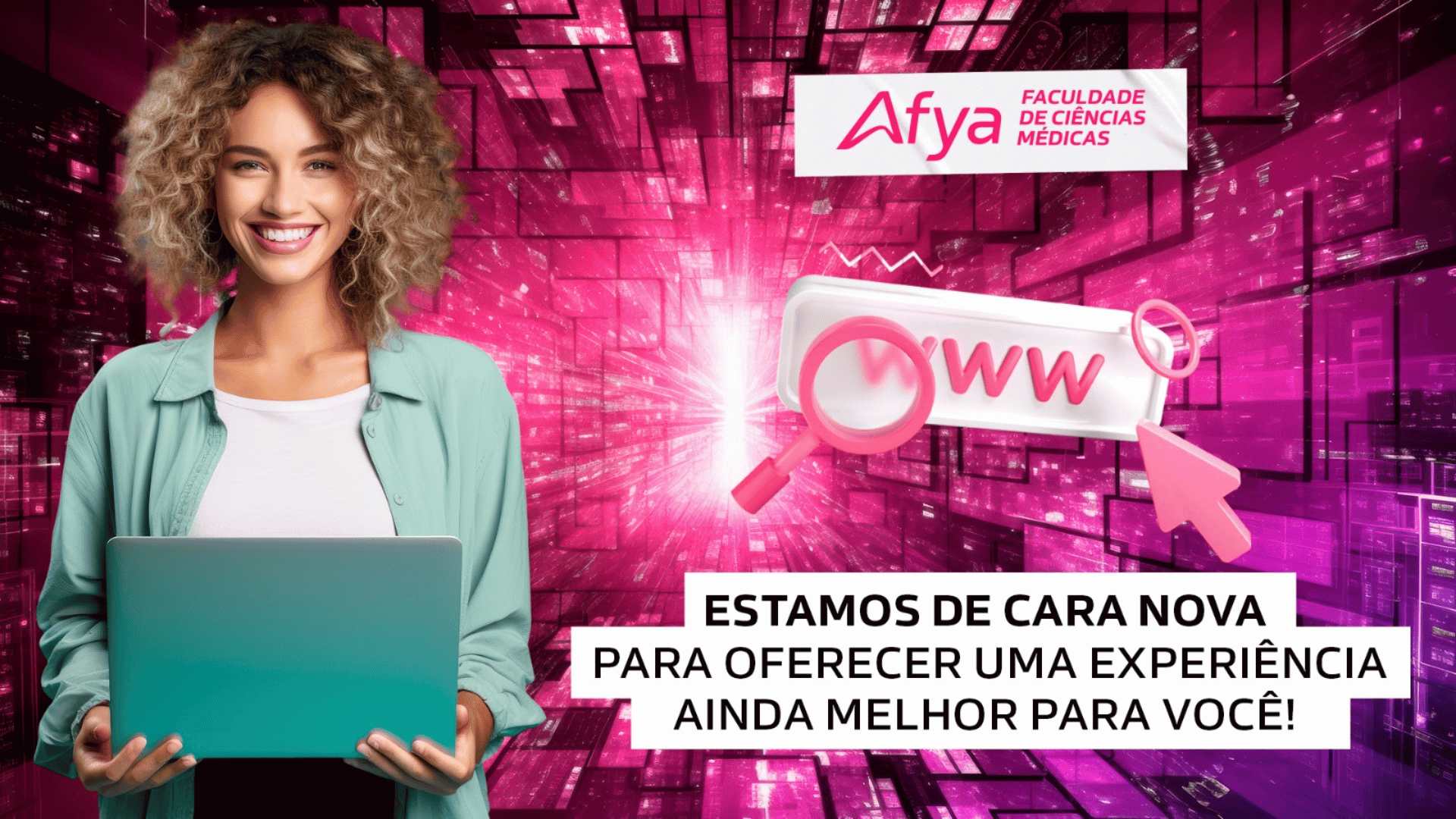 Novo Visual: Afya Palmas anuncia reformulação de site para melhorar a experiência dos usuários