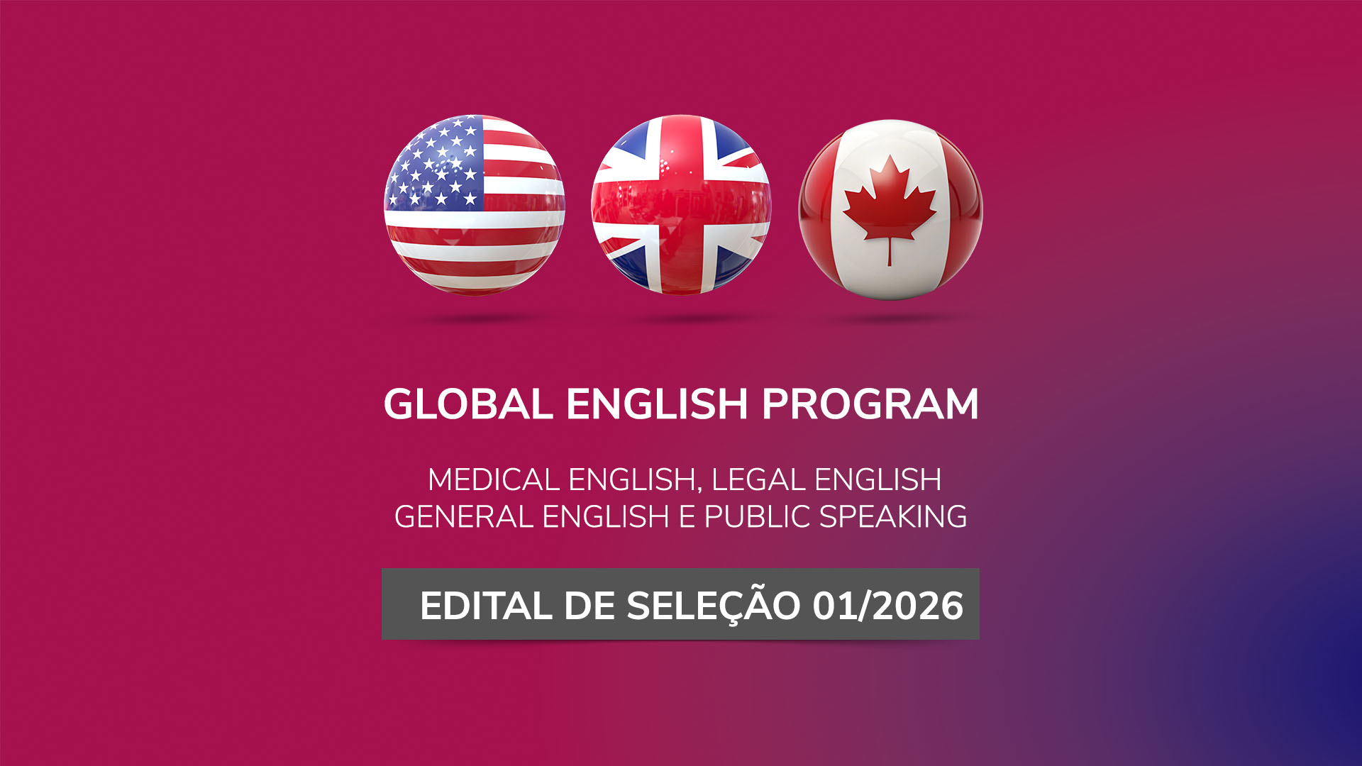 Oportunidades de Internacionalização em Janeiro/2026