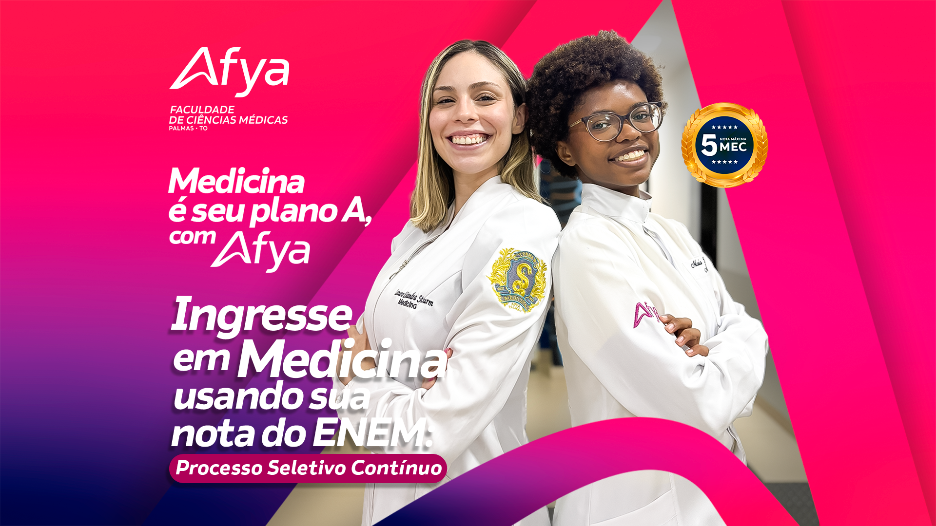 Afya Palmas abre inscrições para 30 vagas remanescentes de Medicina pelo ENEM