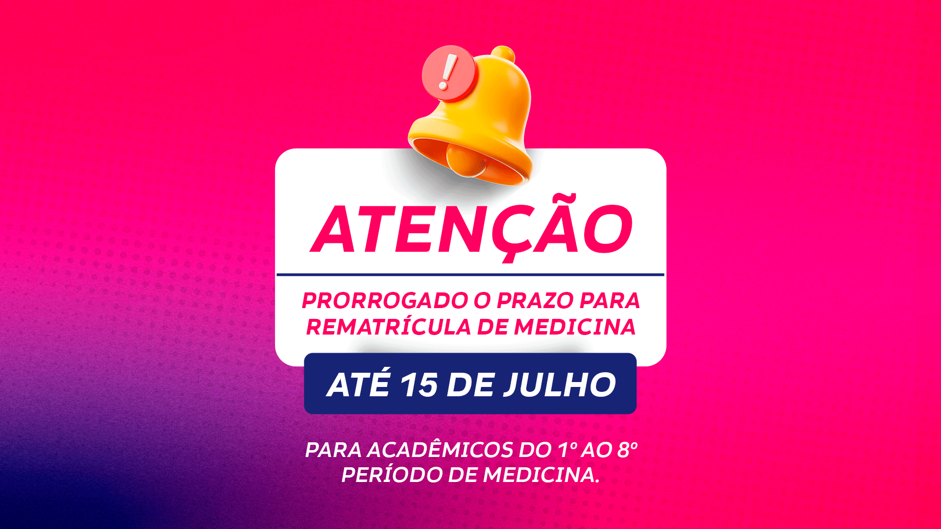 Afya Palmas prorroga prazo de rematrícula do curso de Medicina