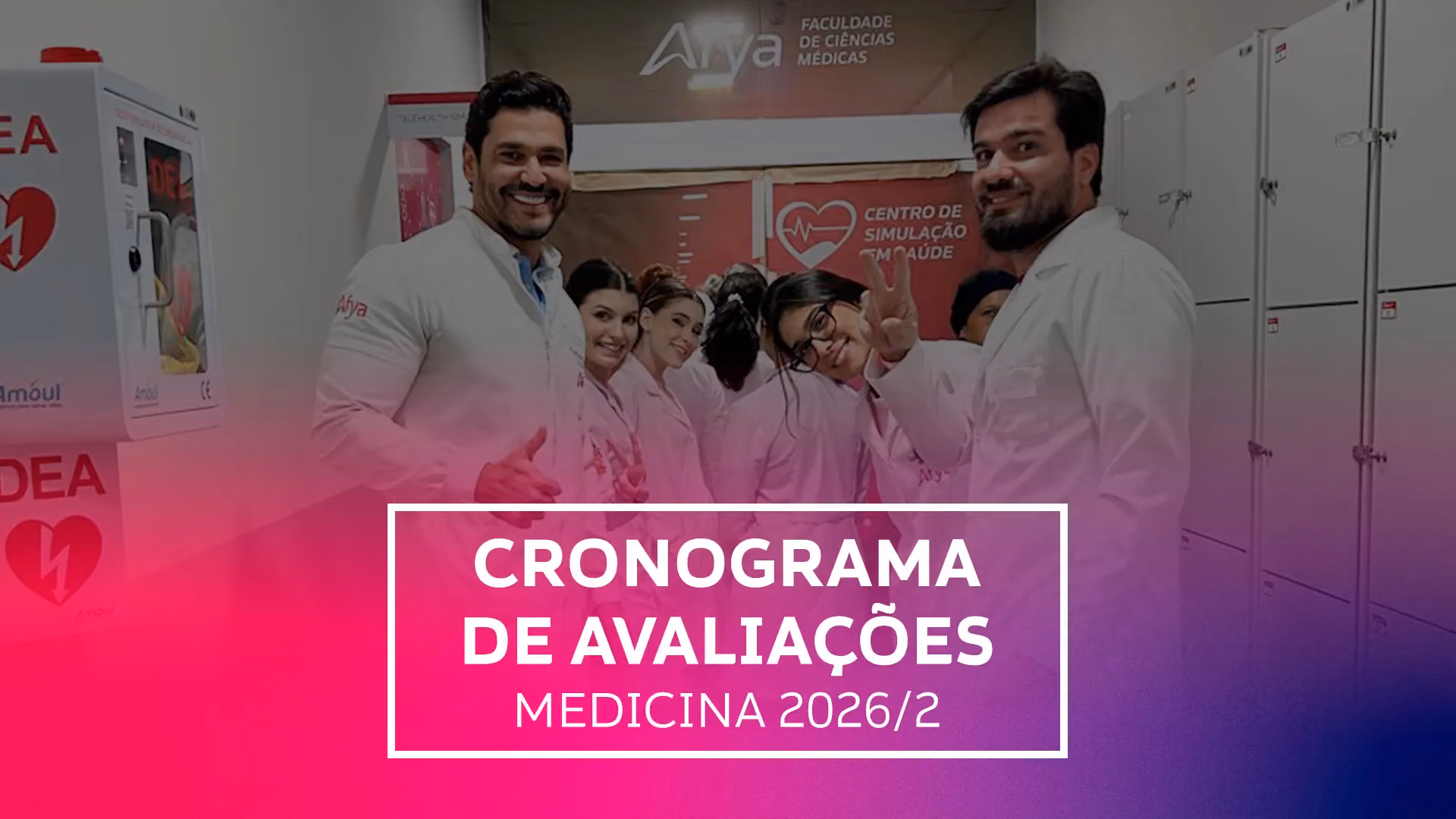 Afya Palmas divulga cronograma oficial de avaliações do curso de Medicina para o semestre 2026.2