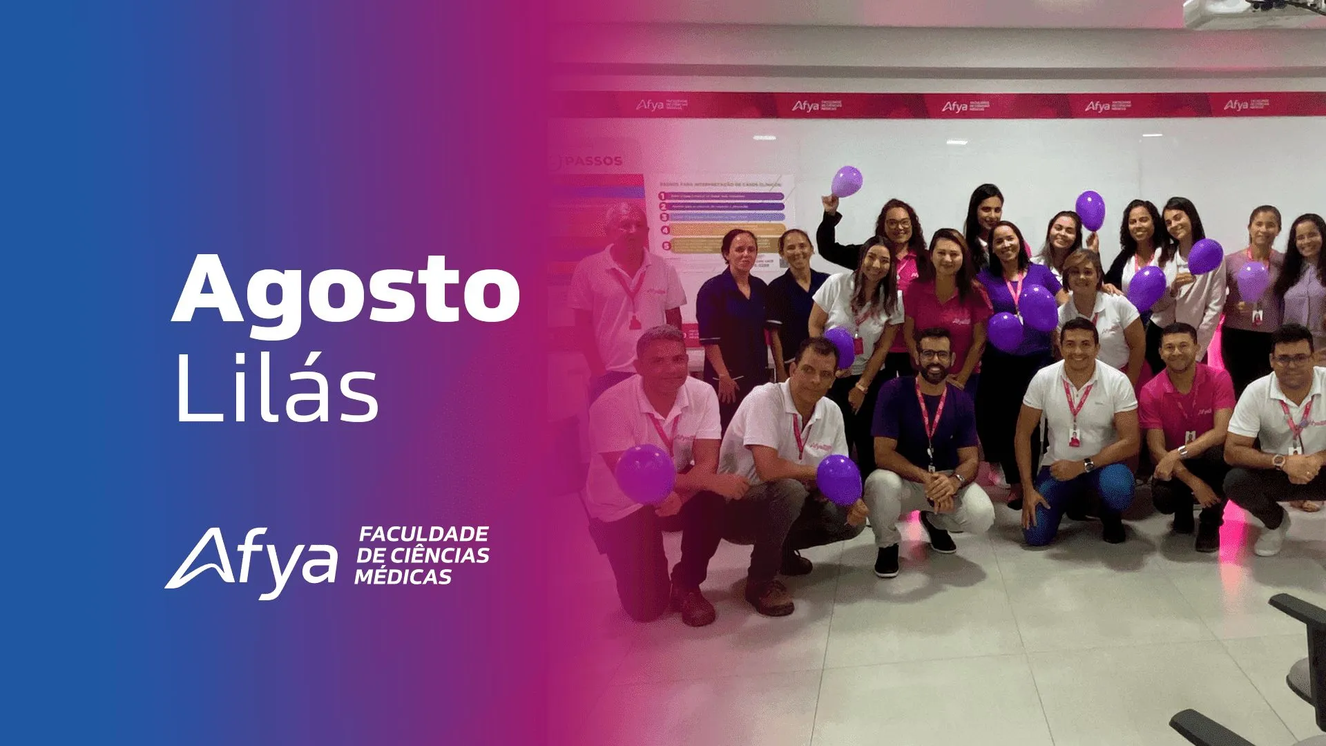AGOSTO LILÁS: Afya Paraíba oferta palestra sobre assédio moral para os colaboradores