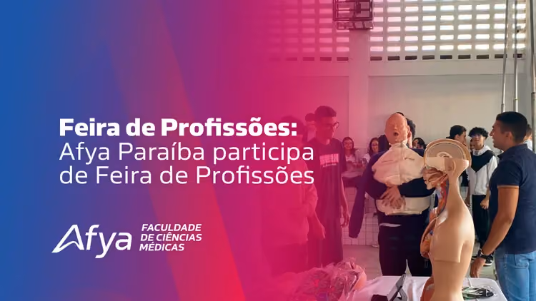 Afya Paraíba marca presença em Feira de Profissões de escola da capital