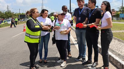 Afya Paraíba participa da Semana de Trânsito em Cabedelo