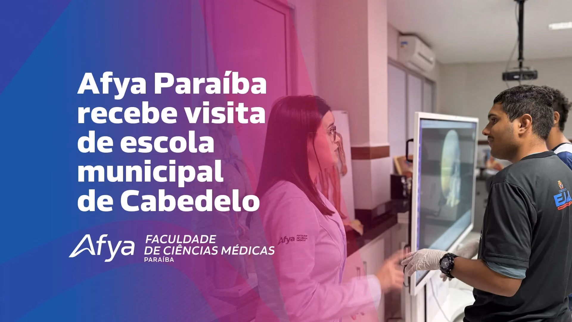Afya Paraíba recebe alunos da Educação de Jovens e Adultos em visita formativa