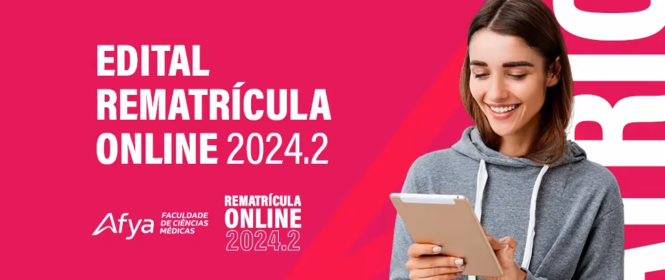 Confira o edital de rematrícula 2024.2