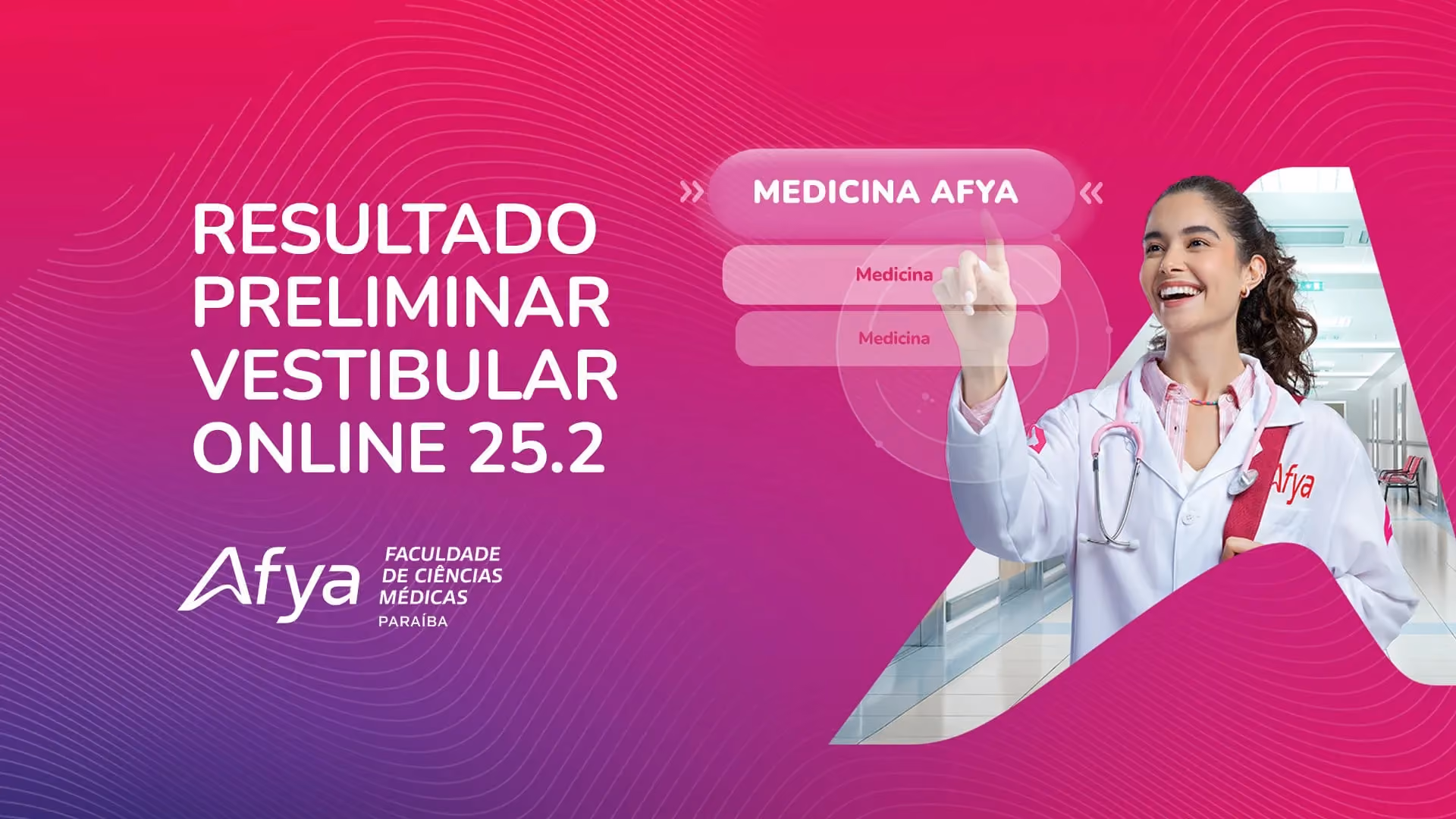 Confira o resultado preliminar do Vestibular Online 2025.2