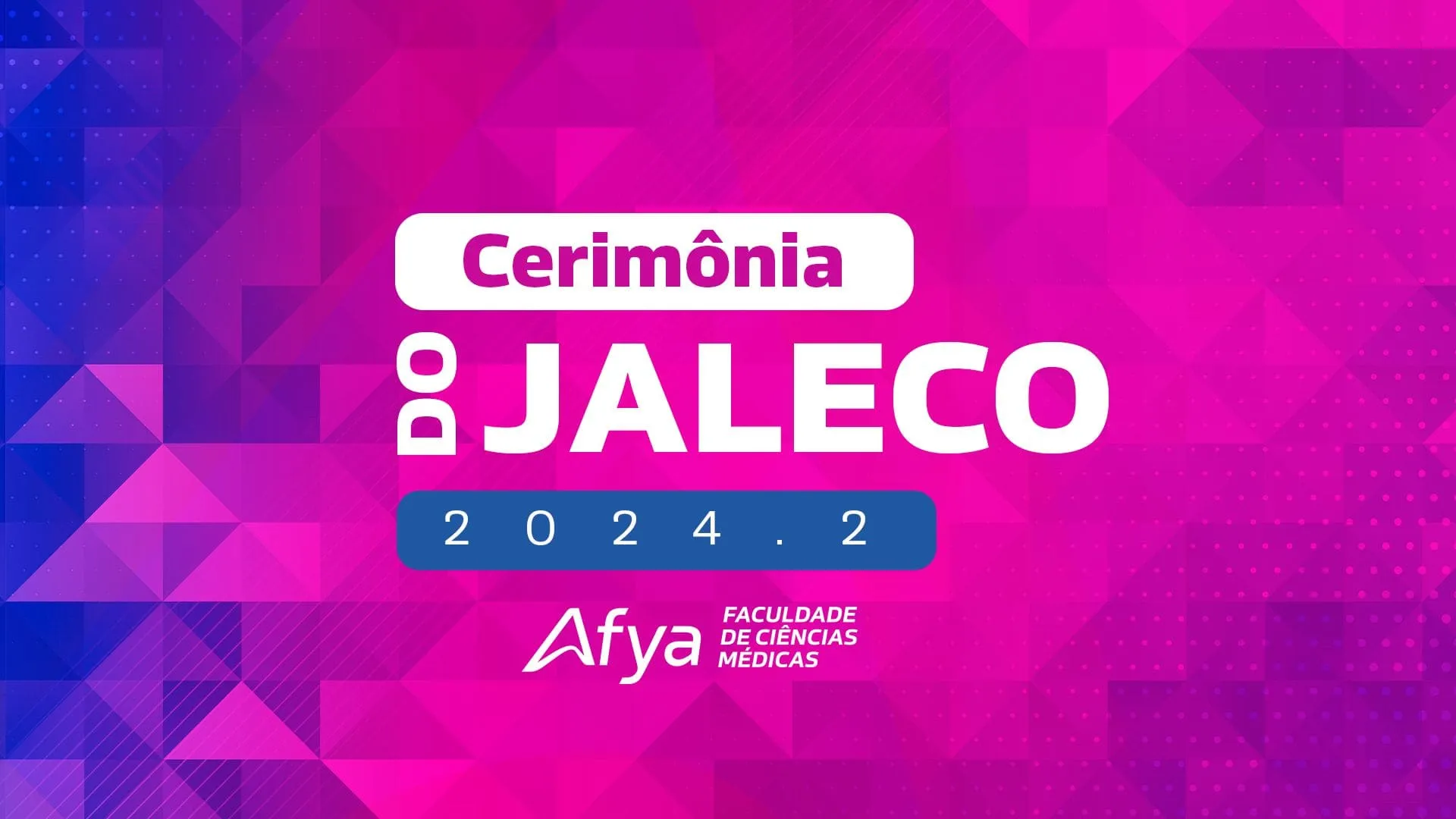 Discentes participam da Cerimônia do Jaleco 2024.2