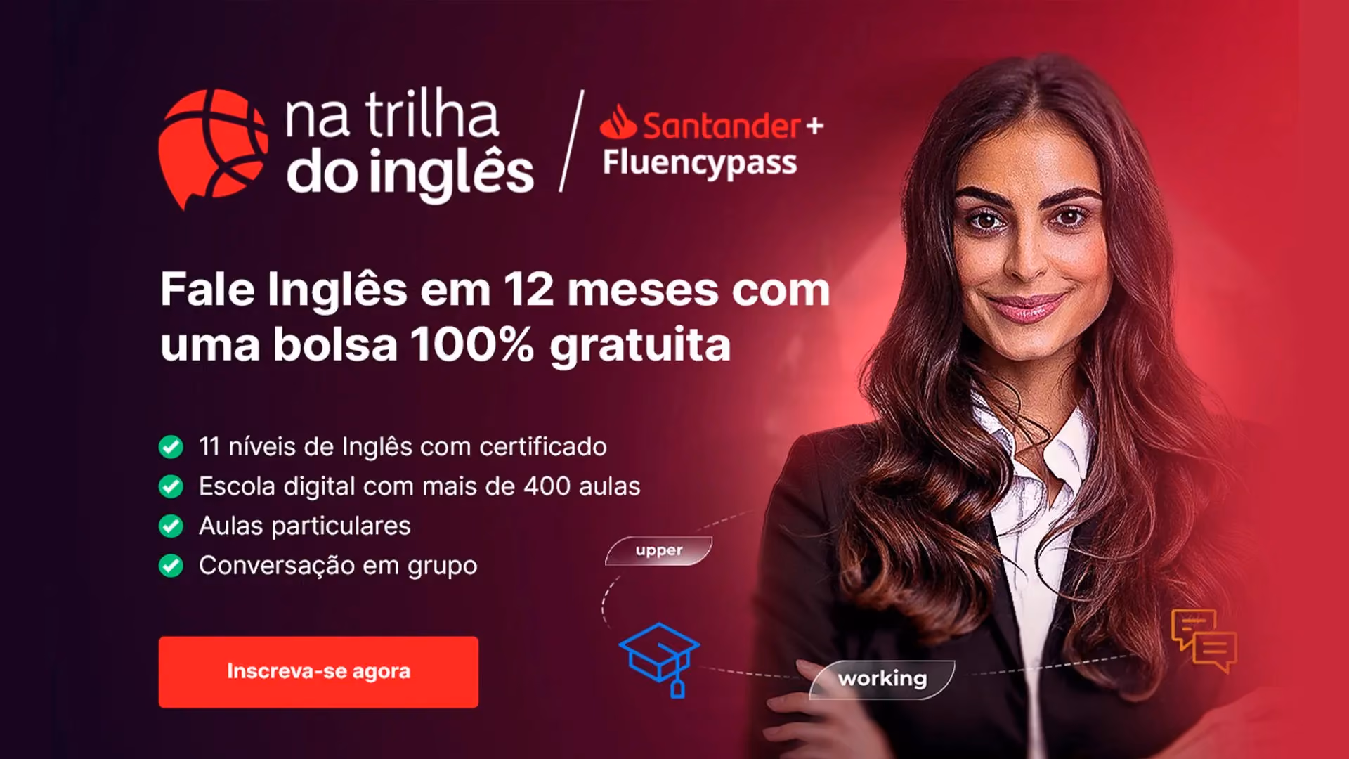 Divulgado edital de resultado de seleção para o Programa Santander Na Trilha do Inglês