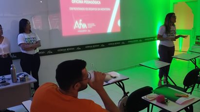 FCMPB Afya realiza oficina pedagógica para monitores