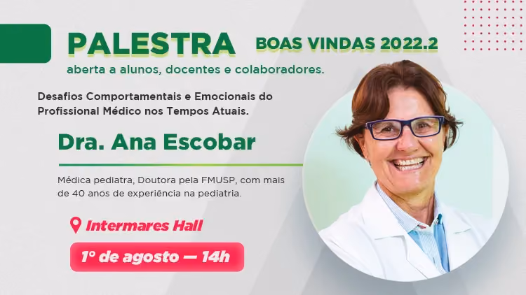 FCMPB promoverá palestra com Dra. Ana Escobar
