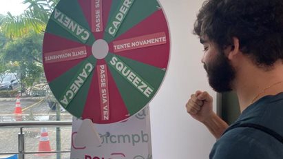 FCMPB/Afya celebra o dia da água realizando dinâmica com os alunos