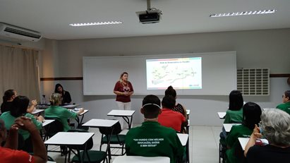 Palestra de doação de sangue