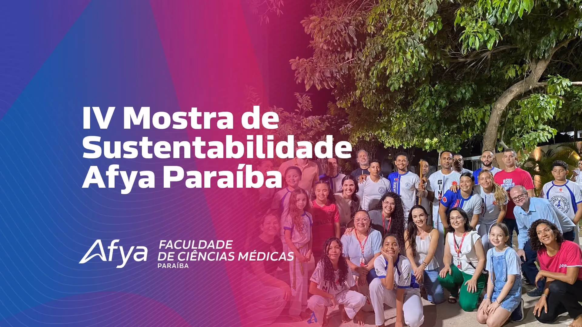 IV Mostra de Sustentabilidade mobiliza comunidade acadêmica no Bosque da Afya Paraíba e celebra o Dia da Consciência Negra