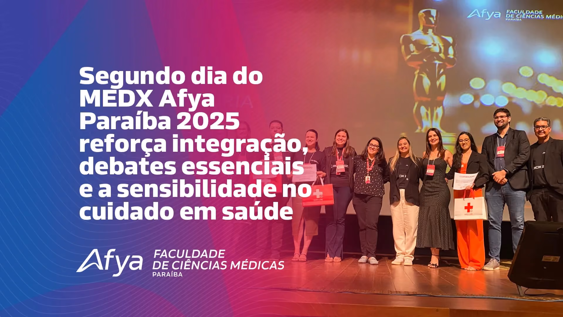Segundo dia do MEDX Afya Paraíba 2025 reforça integração, debates essenciais e a sensibilidade no cuidado em saúde