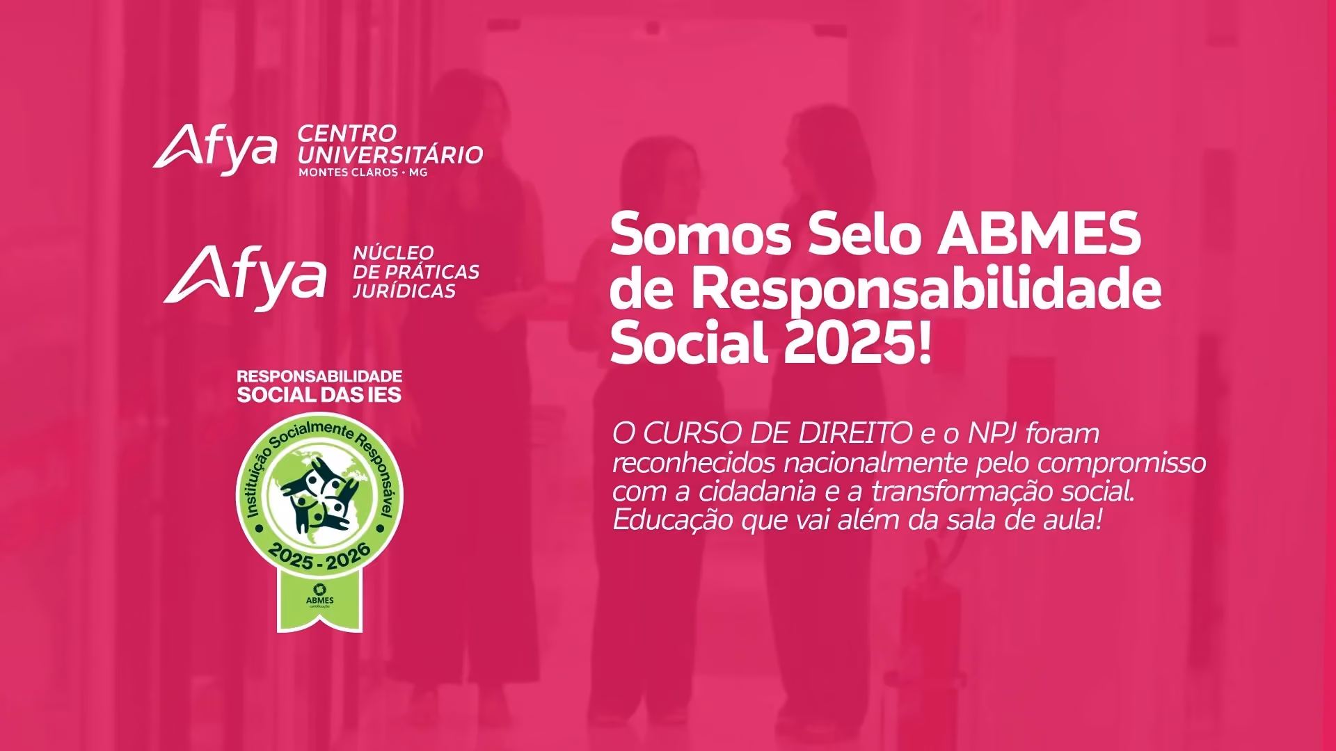Afya Montes Claros conquista o Selo ABMES de Responsabilidade Social 2025