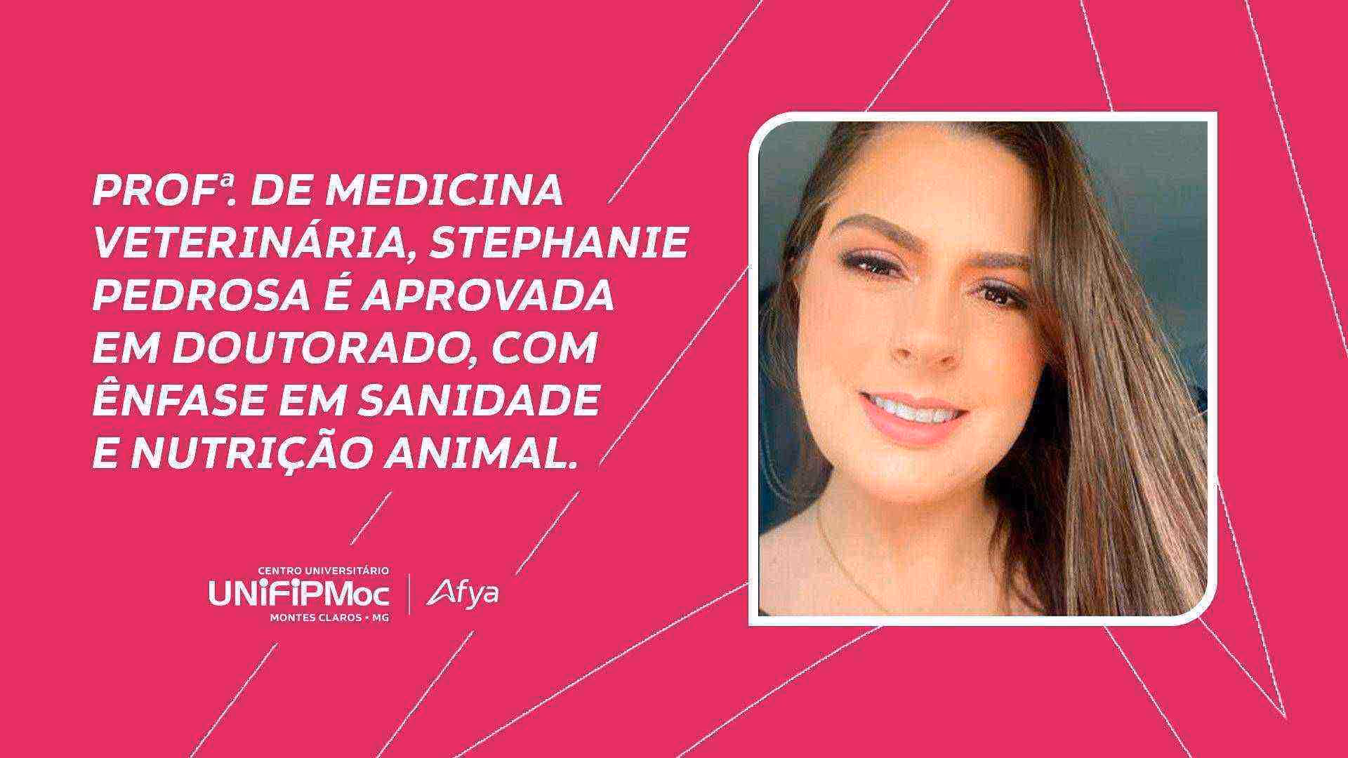 Professora da Medicina Veterinária da UNIFIPMoc é aprovada no doutorado em Zootecnia