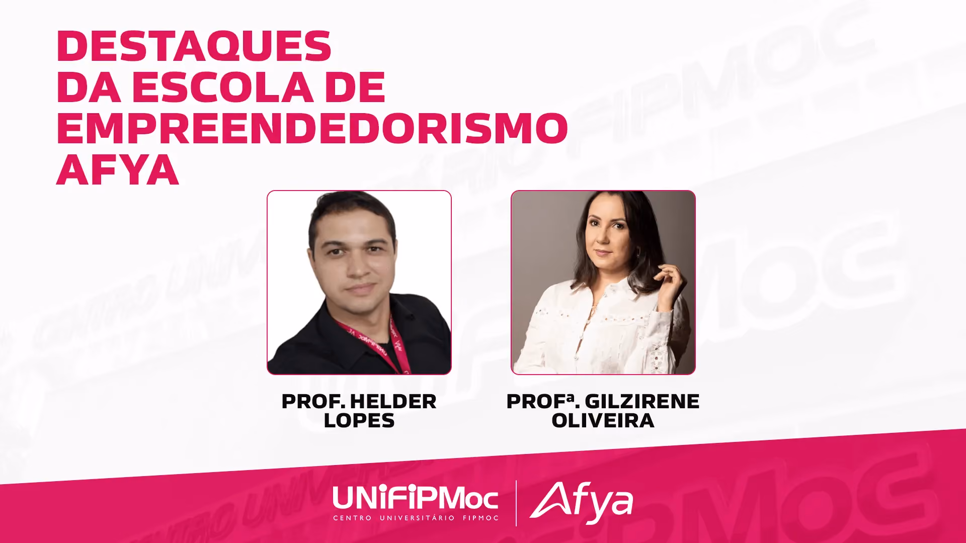 Professores da UNIFIPMoc ficam entre os 5 melhores da Escola de Empreendedorismo Afya