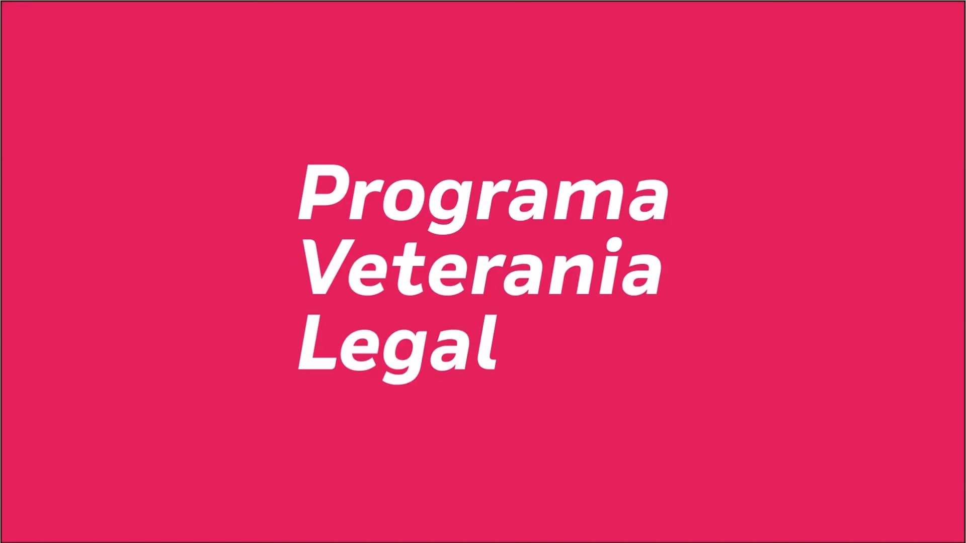 Programa Veterania Legal está com inscrições abertas
