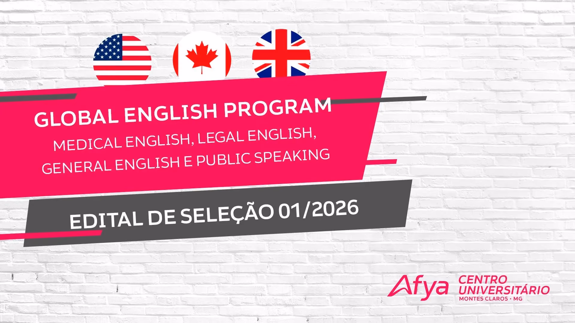 Programas de Intercâmbio Internacional Afya 2026.1