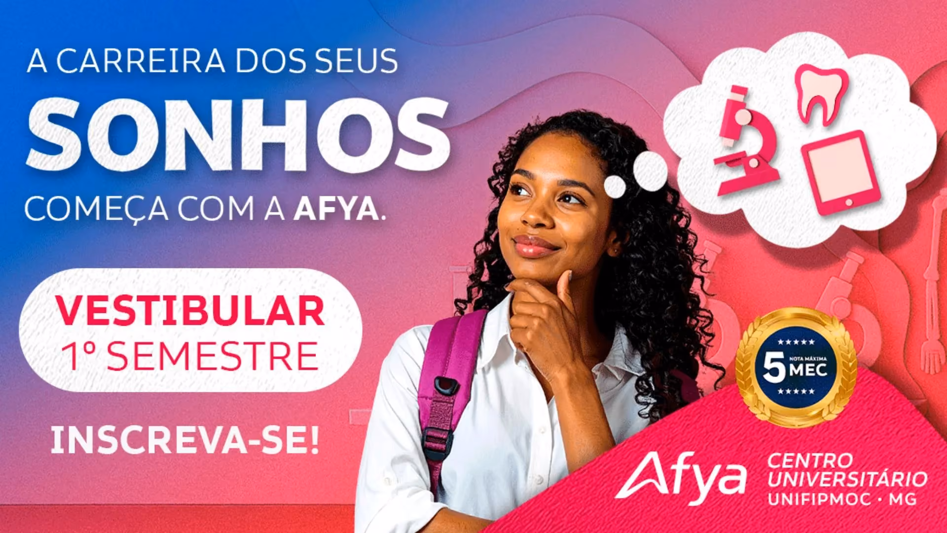 Vestibular 2026.1: inscrições abertas