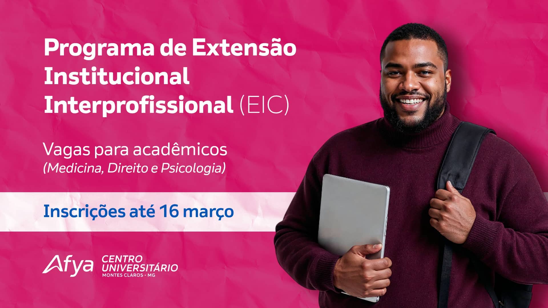 Programa de Extensão Institucional Interprofissional abre inscrições