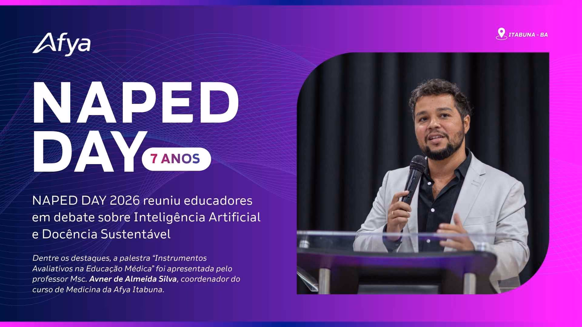NAPED DAY 2026 reuniu educadores em debate sobre Inteligência Artificial e Docência Sustentável