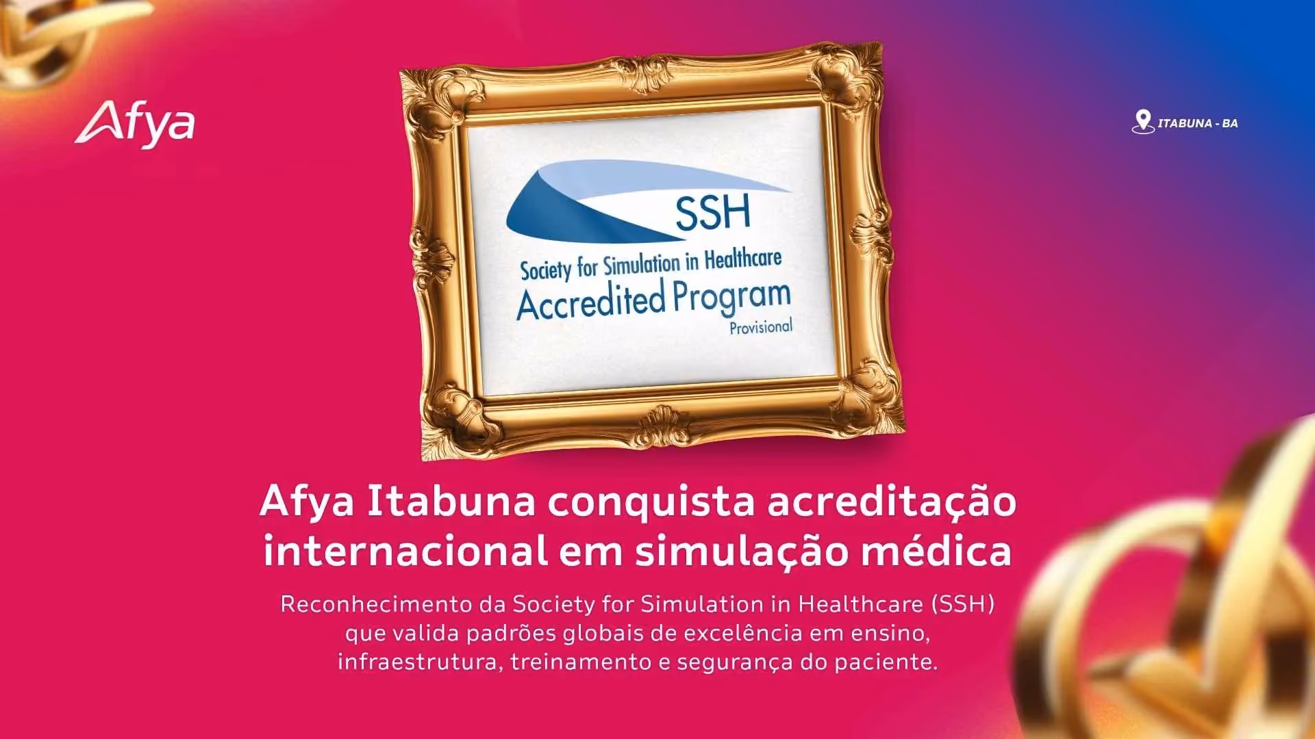 Afya Itabuna conquista acreditação internacional e entra para grupo seleto de centros de excelência em simulação médica