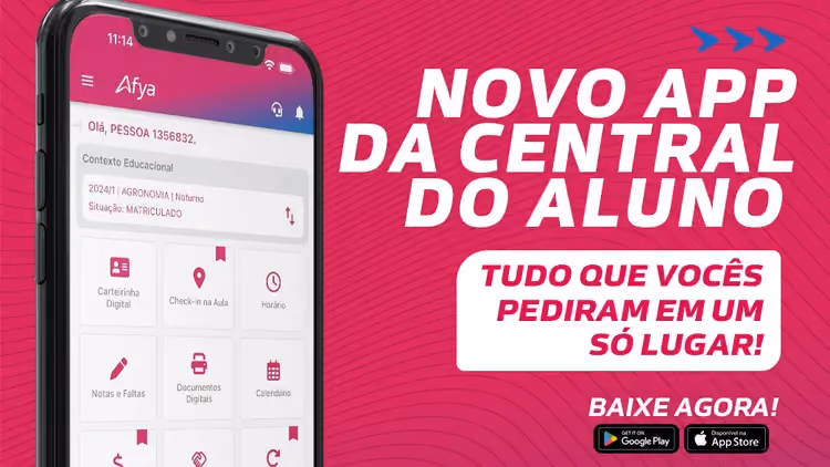 Acesse o tutorial do aplicativo do Central do Aluno