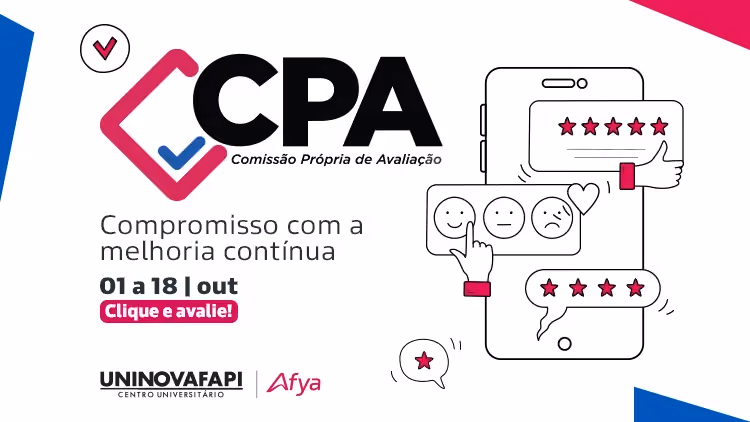 Avaliação Institucional 2024.2 acontece de 01 a 18 de outubro