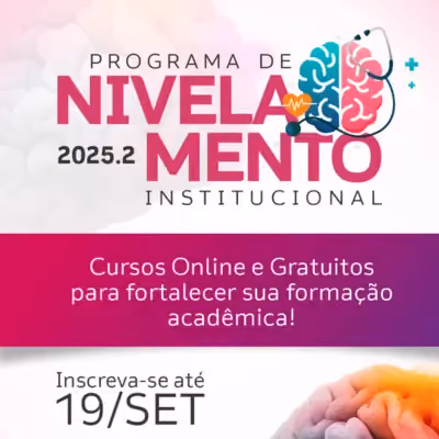Edital aberto: Programa de Nivelamento Institucional oferece suporte acadêmico para alunos de graduação