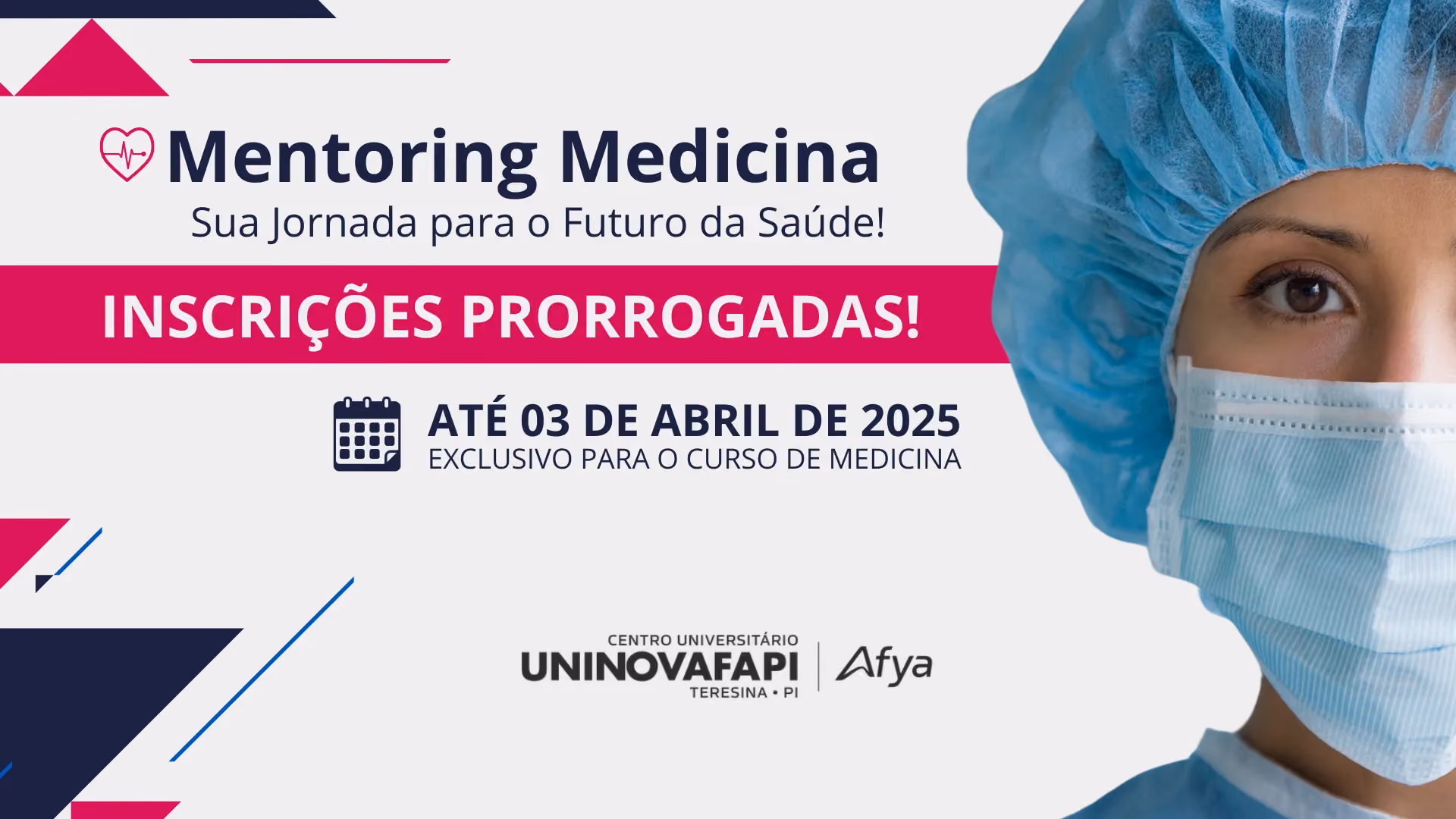 Inscrições Prorrogadas: Mentoring Medicina 2025