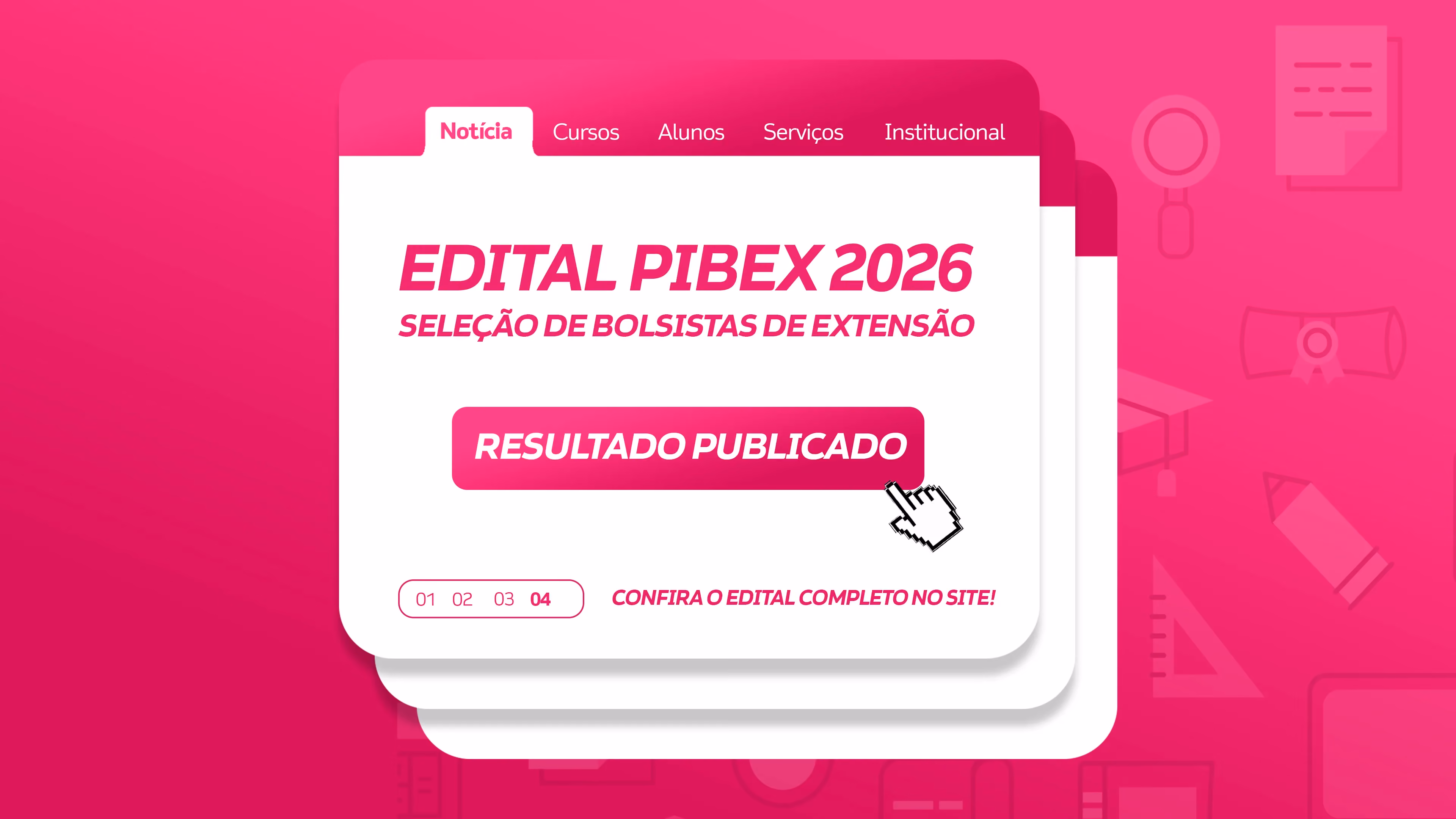 Edital PIBEX 2026: Resultado Final