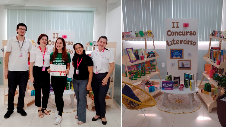 Aluna da FMIT vence II Concurso Literário da Biblioteca com frase sobre a importância do livro para estudantes de medicina