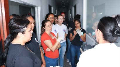 Colégio João XXI visita a FMIT para visita-guiada