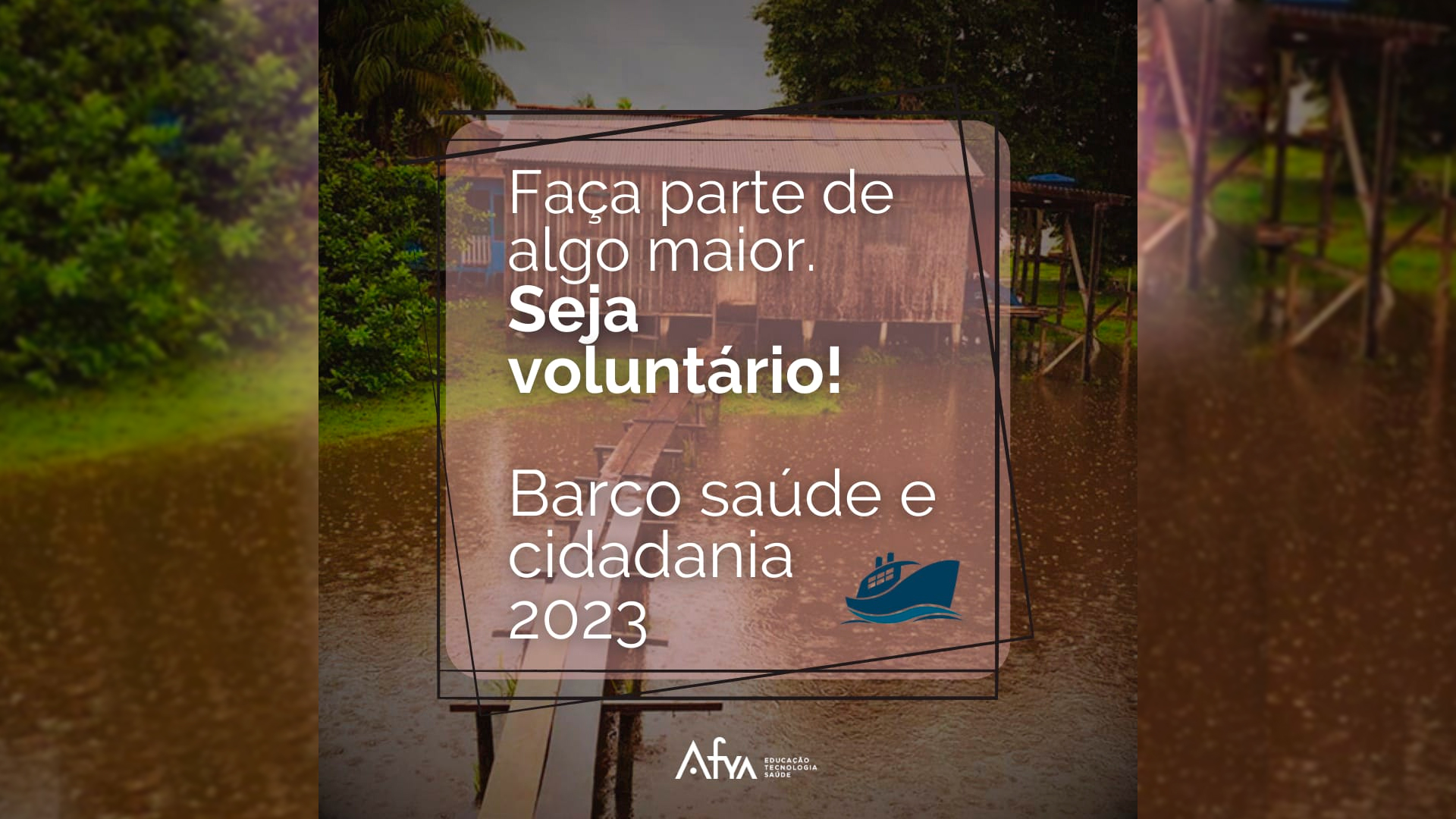 Oportunidade incrível para estudantes e professores! Junte-se à Expedição no Barco Escola Saúde e Cidadania em Rondônia!