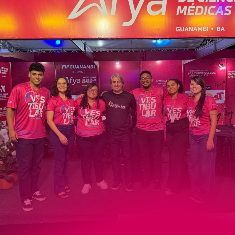 Afya Guanambi marca presença na Feira de Negócios com transmissão ao vivo do Medcast