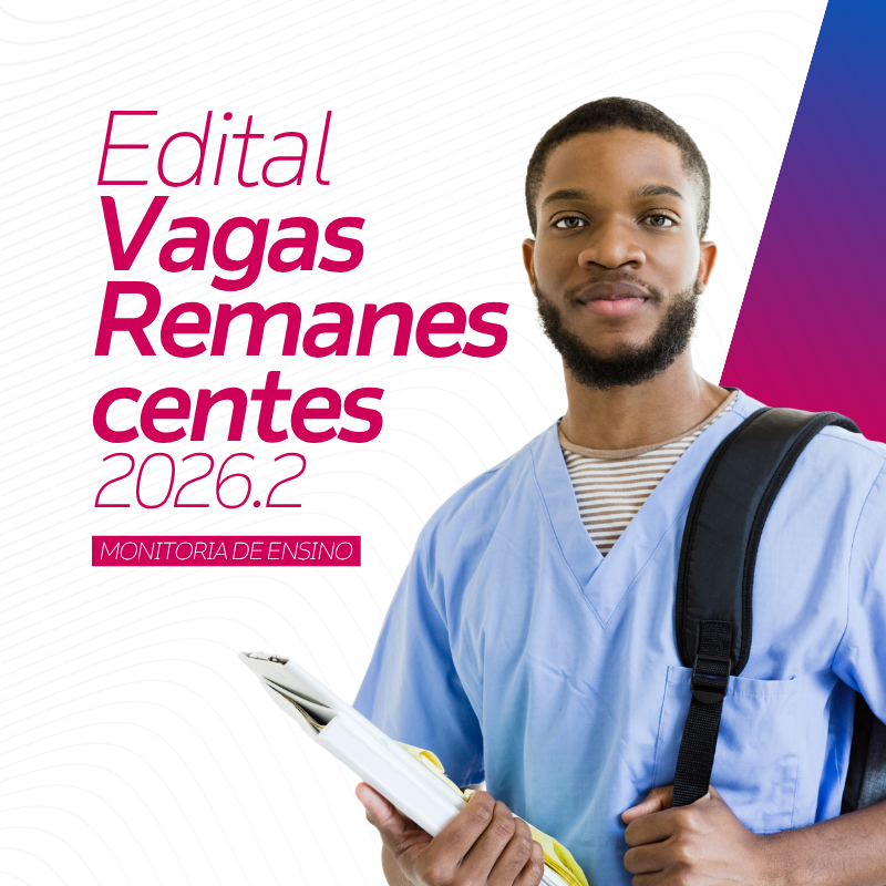 Edital Vagas Remanescentes - Monitoria de Ensino 2026.2