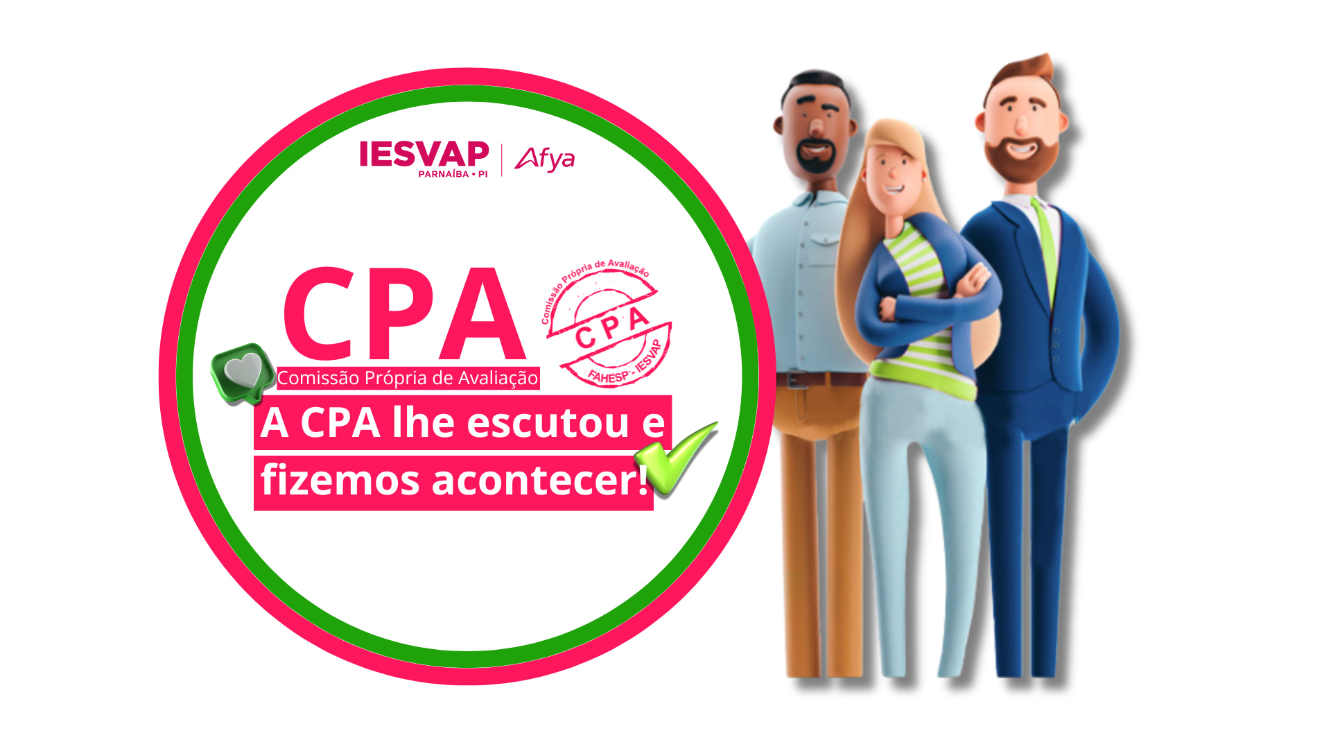 A CPA lhe escutou e fizemos acontecer - CATRACAS