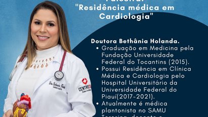 ABERTA AS INSCRIÇÕES PARA A I JORNADA DE RESIDÊNCIAS E CARREIRAS MÉDICAS.