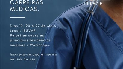 ABERTA AS INSCRIÇÕES PARA A I JORNADA DE RESIDÊNCIAS E CARREIRAS MÉDICAS.