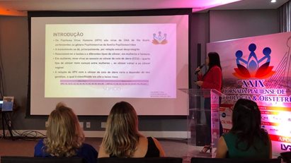 ACADÊMICA DO 6º PERÍODO DO CURSO DE MEDICINA DA FAHESP/IESVAP, DA XXIX JORNADA PIAUIENSE DE GINECOLOGIA E OBSTETRÍCIA ORGANIZADA PELA SOPIGO E FEBRASGO
