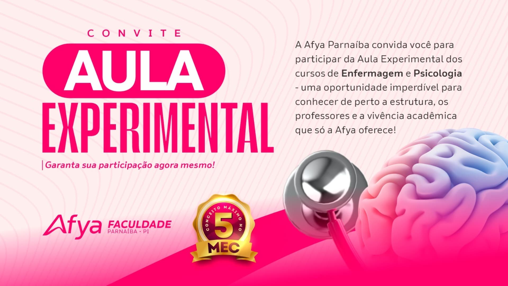 Aula Experimental Enfermagem e Psicologia