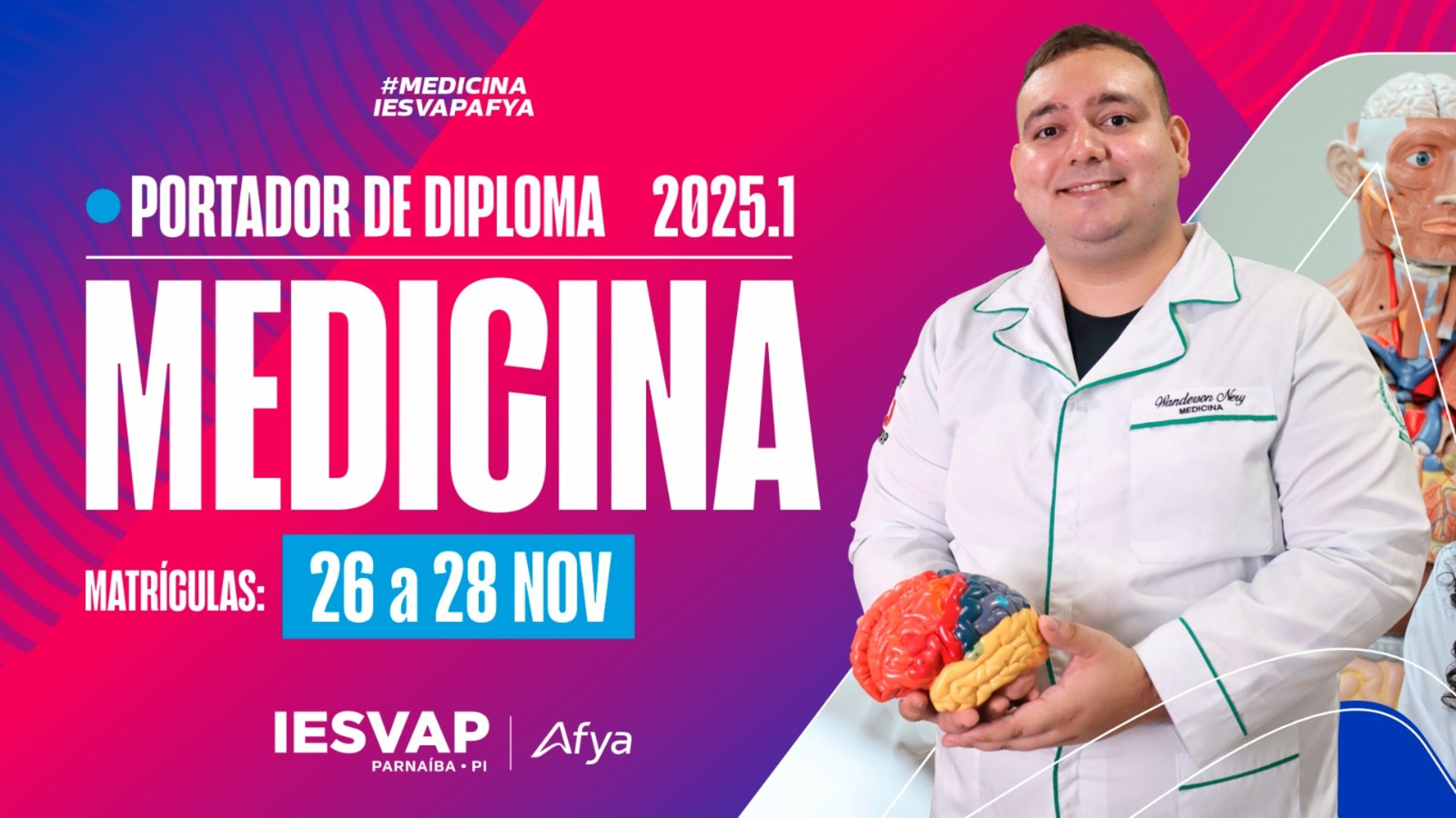 CHAMADA SUBSEQUENTE - EDITAL Nº 03/2025 - PROCESSO SELETIVO PORTADOR DE DIPLOMA DO CURSO DE MEDICINA