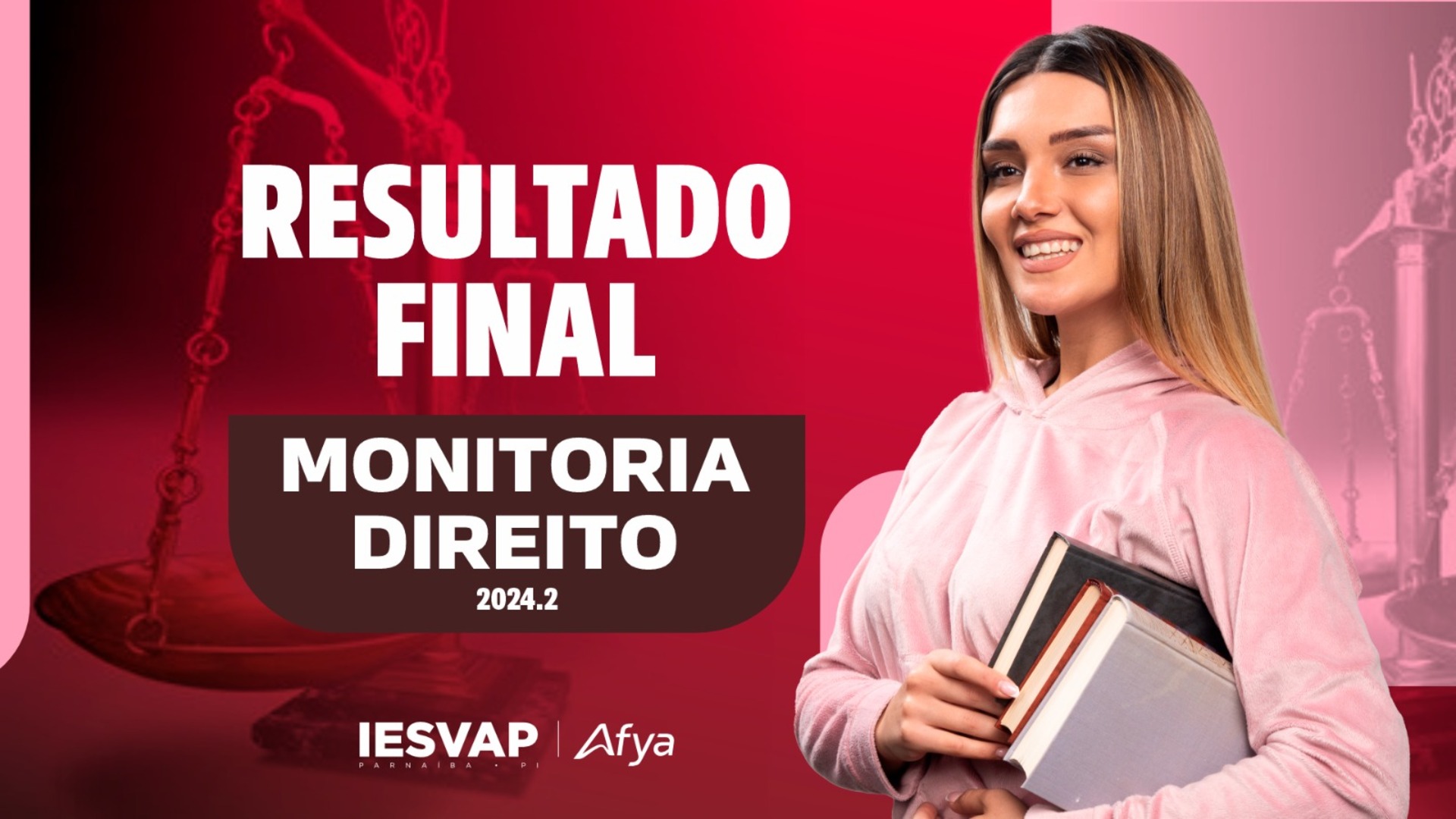 Curso de Direito resultado final seleção de monitoria 2024.2
