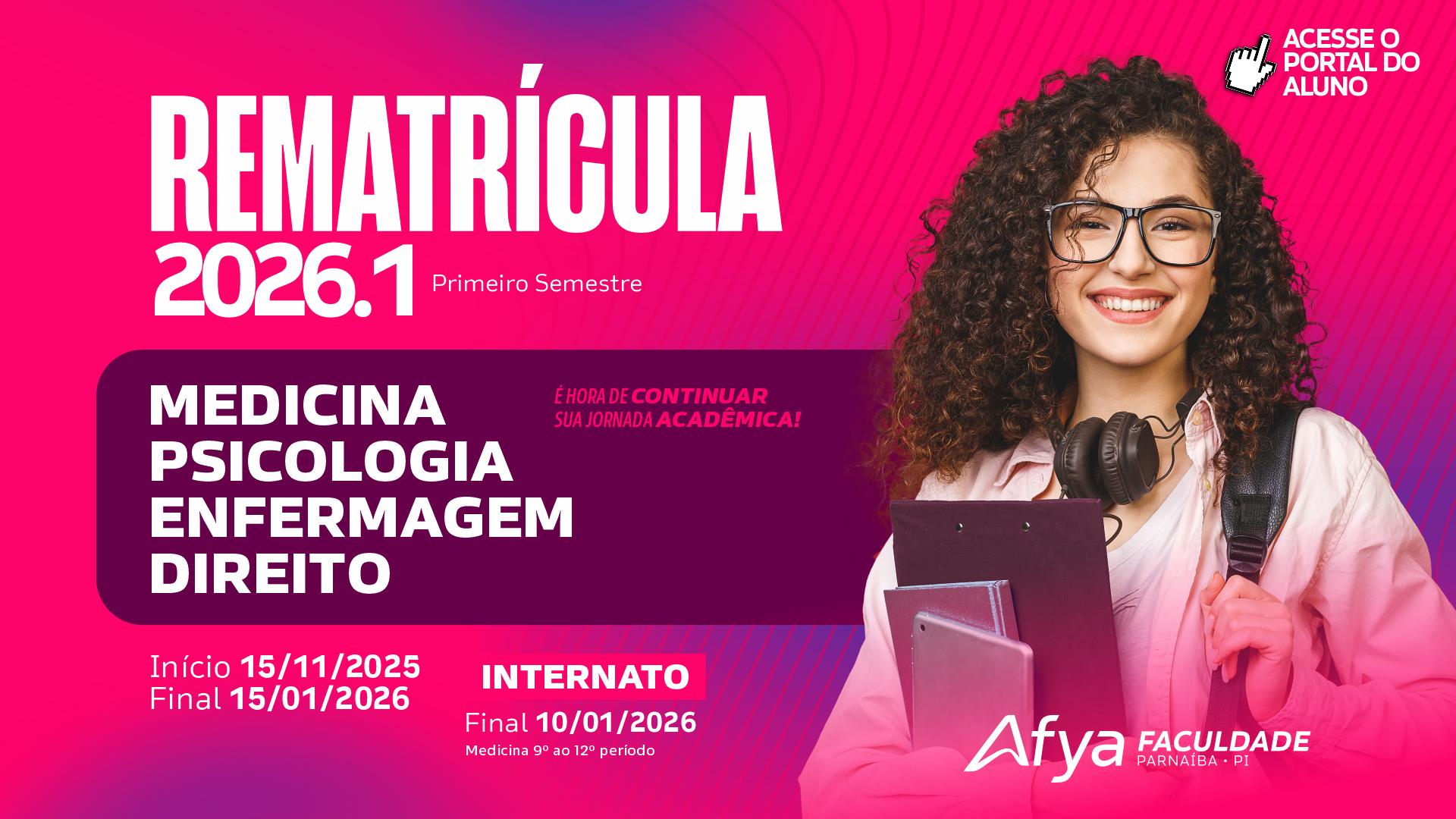 Edital de renovação de rematrícula do primeiro semestre 2026