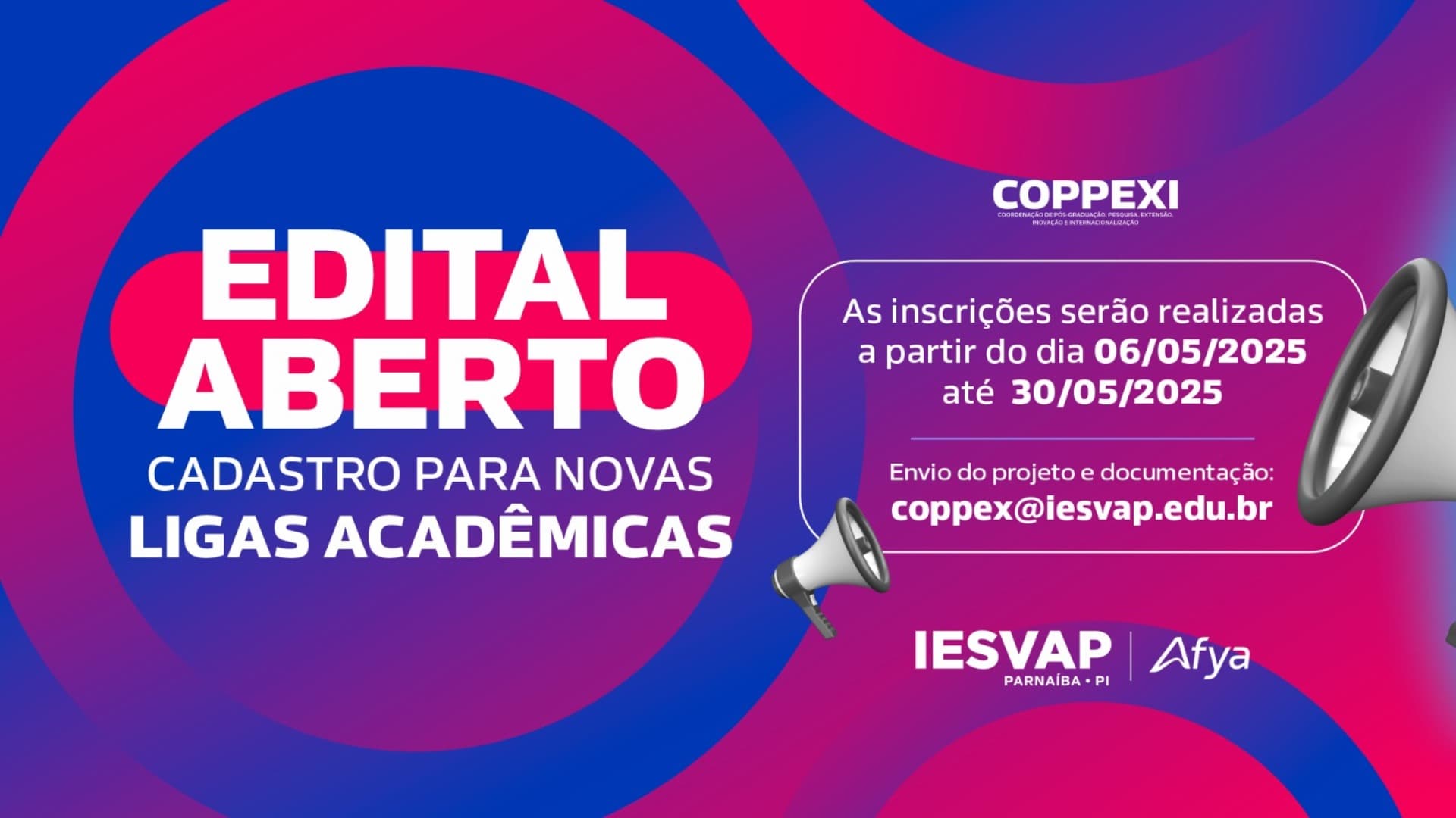 Edital 03/2025 Cadastro de Novas Ligas Acadêmicas