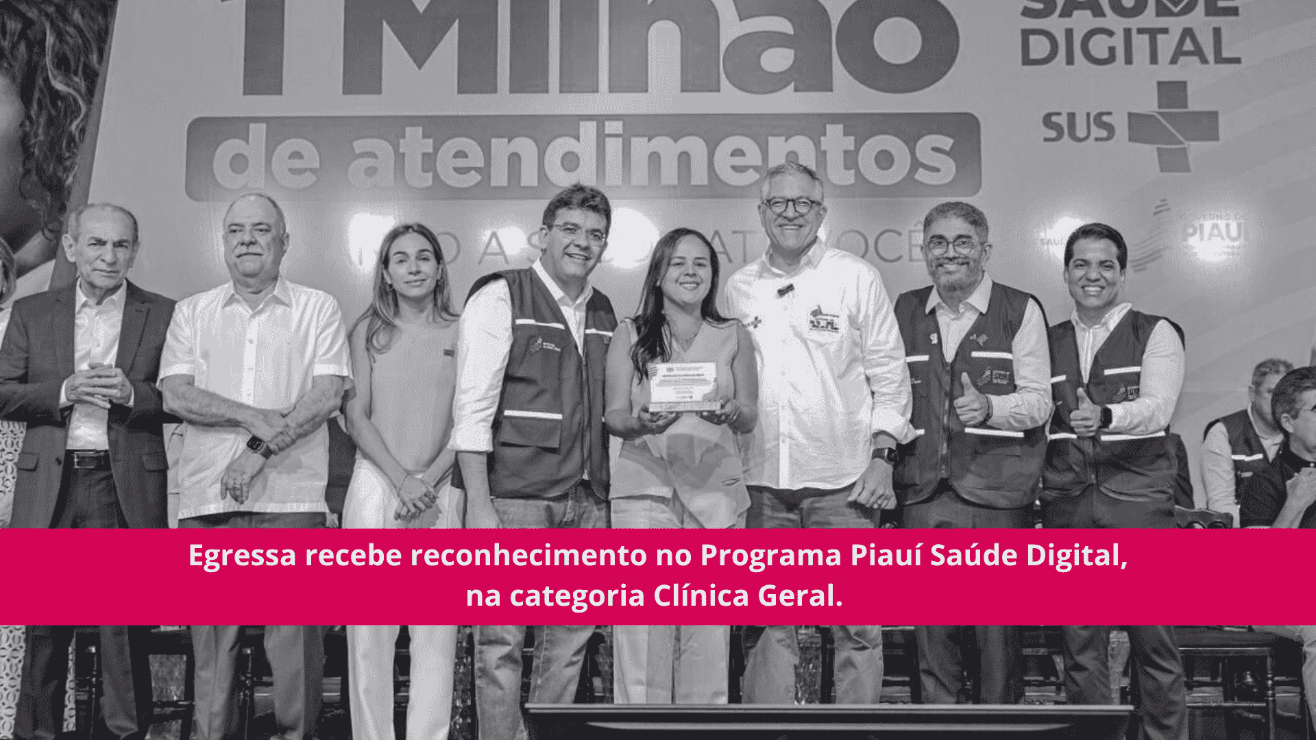 Egressa recebe reconhecimento no Programa Piauí Saúde Digital, na categoria Clínica Geral.