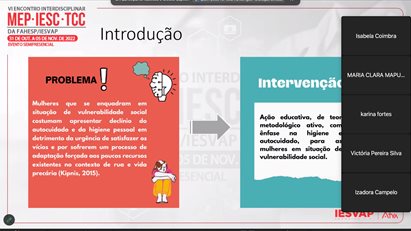 I ENCONTRO INTERNACIONAL INTERDISCIPLINAR DE PESQUISA E EXTENSÃO da FAHESP/IESVAP