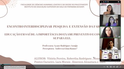 I ENCONTRO INTERNACIONAL INTERDISCIPLINAR DE PESQUISA E EXTENSÃO da FAHESP/IESVAP